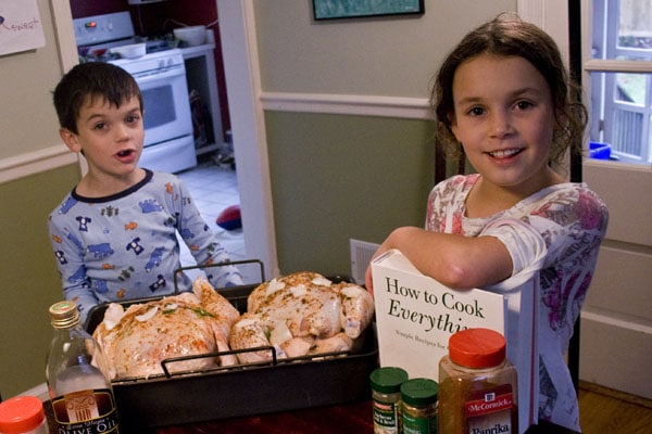 Homeschooled Children Cooking