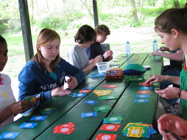 Homeschool Picnic - Children playing Games and socialising