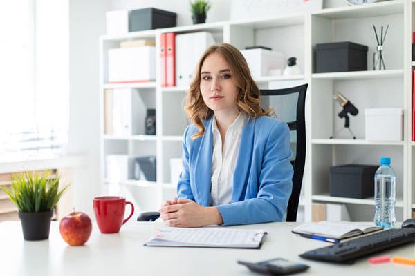 Financial Management skills - Woman at Desk