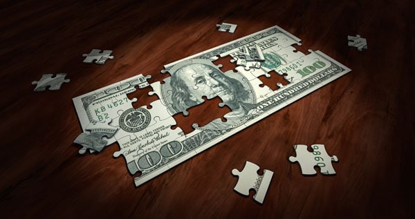 learning financial management skills dollar puzzle